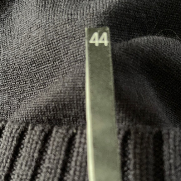 Liviana Conti Designer Sequins Black Knit Pullover Sweater - Picture 9 of 11